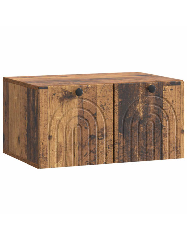 Mobile Porta TV da Muro Legno antico 59,5 x 41 x 30 cm