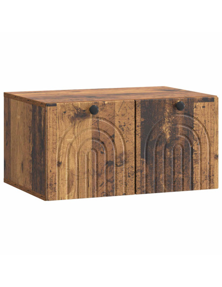 Mobile Porta TV da Muro Legno antico 59,5 x 41 x 30 cm