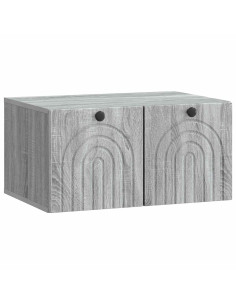 Mobile Porta TV da Muro Grigio Sonoma 59,5 x 41 x 30 cm