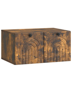 Mobile Porta TV da Muro Rovere Fumo 59,5 x 41 x 30 cm