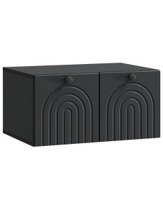 Mobile Porta TV da Muro Nero 59,5 x 41 x 30 cm