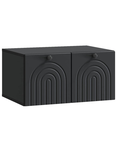 Mobile Porta TV da Muro Nero 59,5 x 41 x 30 cm