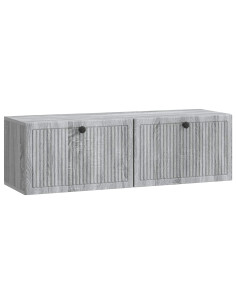 Mobile Porta TV da Muro Grigio Sonoma 98 x 31 x 30 cm