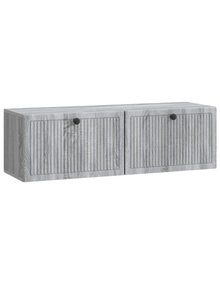 Mobile Porta TV da Muro Grigio Sonoma 98 x 31 x 30 cm