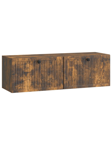 Mobile Porta TV da Muro Rovere Fumo 98 x 31 x 30 cm