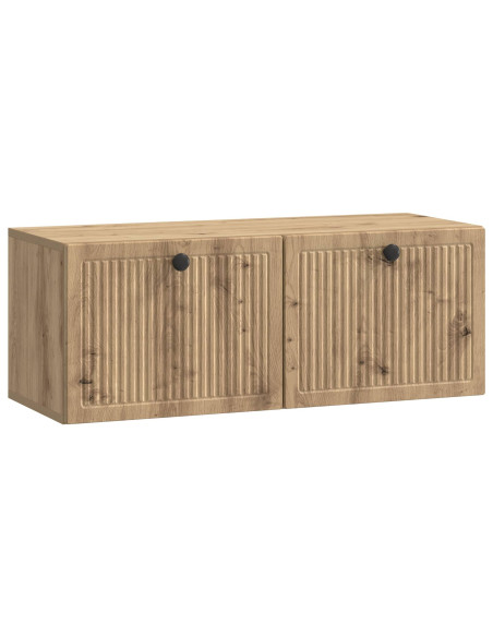 Mobile Porta TV da Muro Rovere Artigianale 78,5 x 31 x 30 cm