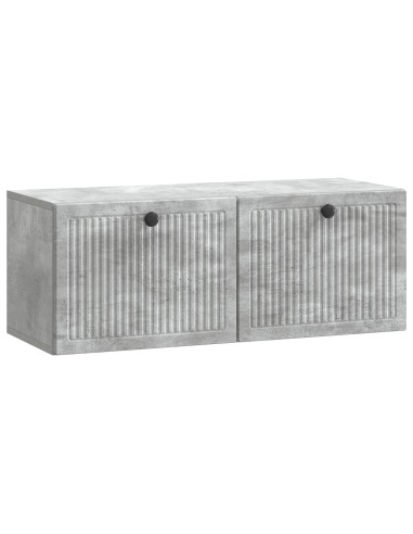 Mobile Porta TV da Muro Grigio Cemento 78,5 x 31 x 30 cm