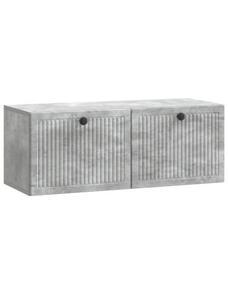 Mobile Porta TV da Muro Grigio Cemento 78,5 x 31 x 30 cm