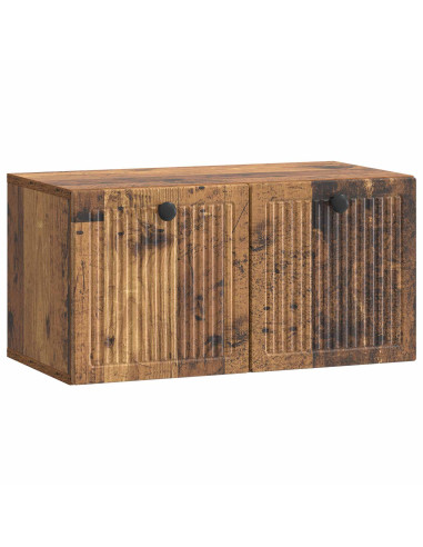 Mobile Porta TV da Muro Legno antico 59,5 x 31 x 30 cm