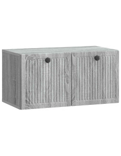 Mobile Porta TV da Muro Grigio Sonoma 59,5 x 31 x 30 cm