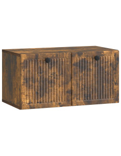 Mobile Porta TV da Muro Rovere Fumo 59,5 x 31 x 30 cm