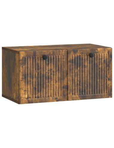 Mobile Porta TV da Muro Rovere Fumo 59,5 x 31 x 30 cm
