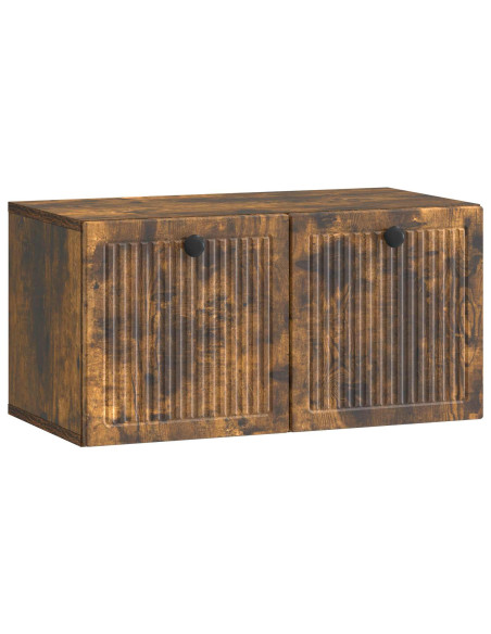 Mobile Porta TV da Muro Rovere Fumo 59,5 x 31 x 30 cm