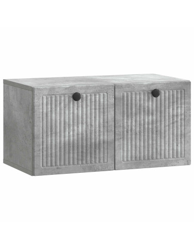 Mobile Porta TV da Muro Grigio Cemento 59,5 x 31 x 30 cm