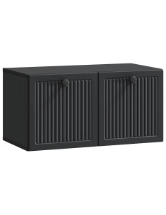 Mobile Porta TV da Muro Nero 59,5 x 31 x 30 cm