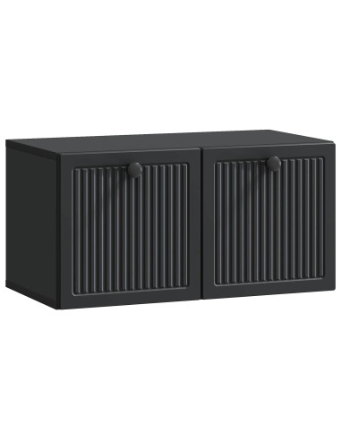 Mobile Porta TV da Muro Nero 59,5 x 31 x 30 cm