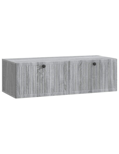 Mobile Porta TV da Muro Grigio Sonoma 98 x 41 x 30 cm