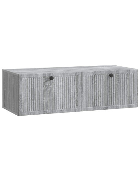 Mobile Porta TV da Muro Grigio Sonoma 98 x 41 x 30 cm