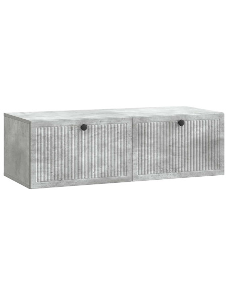 Mobile Porta TV da Muro Grigio Cemento 98 x 41 x 30 cm