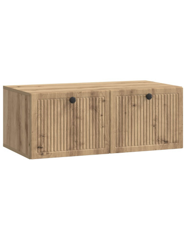 Mobile Porta TV da Muro Rovere Artigianale 78,5 x 41 x 30 cm