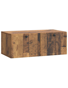 Mobile Porta TV da Muro Legno antico 78,5 x 41 x 30 cm