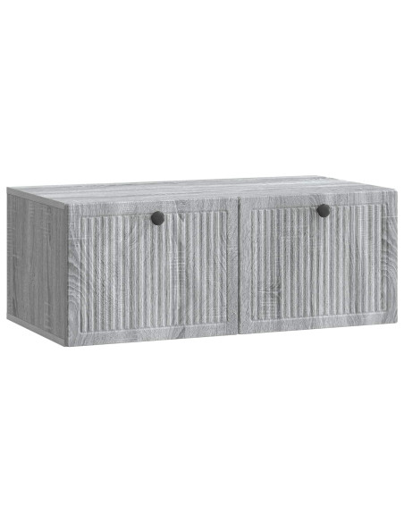 Mobile Porta TV da Muro Grigio Sonoma 78,5 x 41 x 30 cm