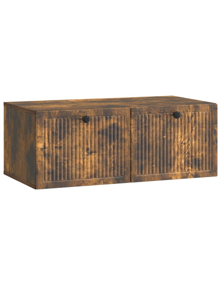 Mobile Porta TV da Muro Rovere Fumo 78,5 x 41 x 30 cm