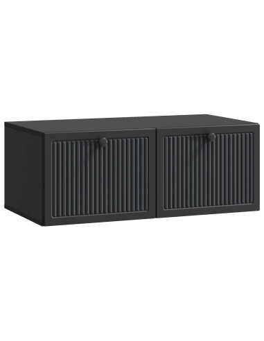 Mobile Porta TV da Muro Nero 78,5 x 41 x 30 cm