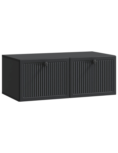 Mobile Porta TV da Muro Nero 78,5 x 41 x 30 cm