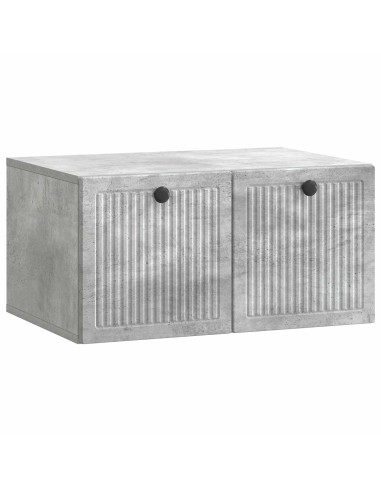 Mobile Porta TV da Muro Grigio Cemento 59,5 x 41 x 30 cm