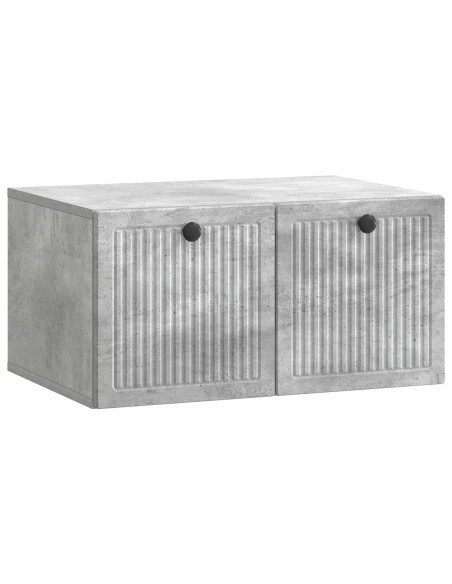 Mobile Porta TV da Muro Grigio Cemento 59,5 x 41 x 30 cm