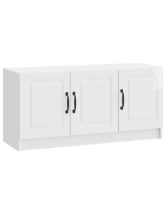 Mobile TV Bianco Lucido 99 x 34,5 x 47 cm Legno ingegnerizzato