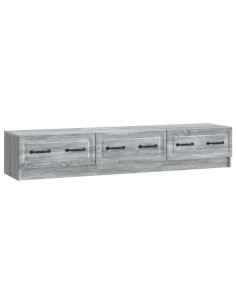 Mobile TV Grigio Sonoma 147 x 34,5 x 27 cm Legno ingegnerizzato