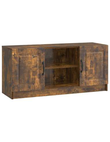 Mobile TV Rovere Fumo 102 x 34,5 x 47 cm Legno ingegnerizzato