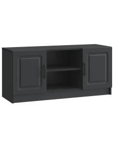 Mobile TV Nero 102 x 34,5 x 47 cm Legno ingegnerizzato