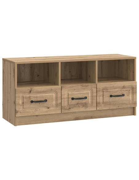 Mobile TV con cassetto Rovere Artigianale 102 x 34,5 x 47 cm