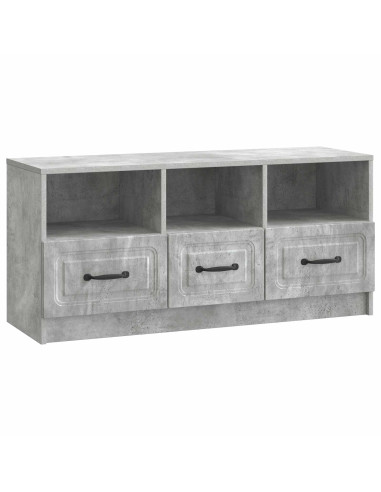 Mobile TV con cassetto Grigio Cemento 102 x 34,5 x 47 cm