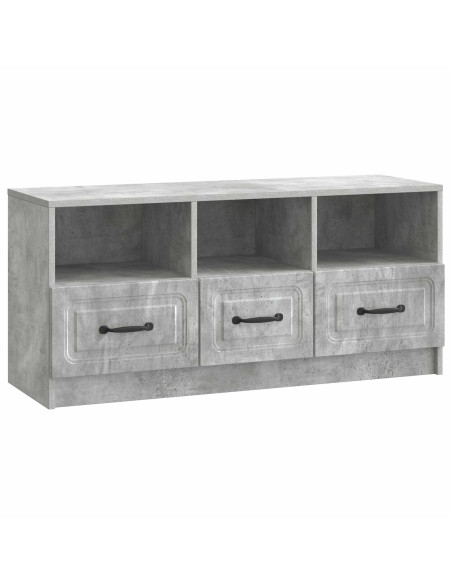 Mobile TV con cassetto Grigio Cemento 102 x 34,5 x 47 cm