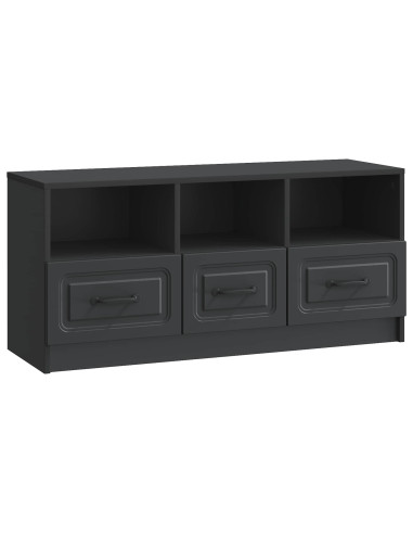 Mobile TV Nero 102 x 34,5 x 47 cm Legno ingegnerizzato