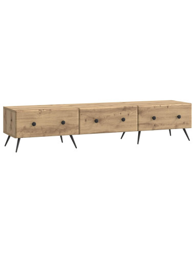 Mobile TV con cassetto Rovere Artigianale 147 x 34,5 x 30 cm
