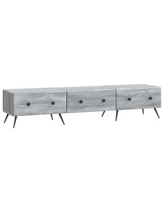 Mobile TV Grigio Sonoma 147 x 34,5 x 30 cm Legno ingegnerizzato