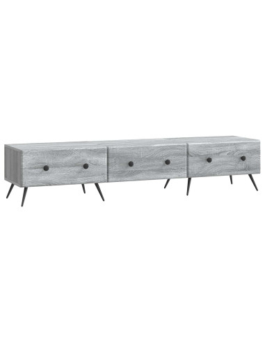 Mobile TV Grigio Sonoma 147 x 34,5 x 30 cm Legno ingegnerizzato