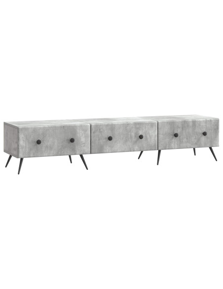 Mobile TV con cassetto Grigio Cemento 147 x 34,5 x 30 cm