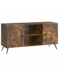 Mobile TV Rovere Fumo 102 x 34,5 x 50 cm Legno ingegnerizzato