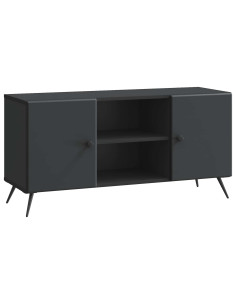 Mobile TV Nero 102 x 34,5 x 50 cm Legno ingegnerizzato