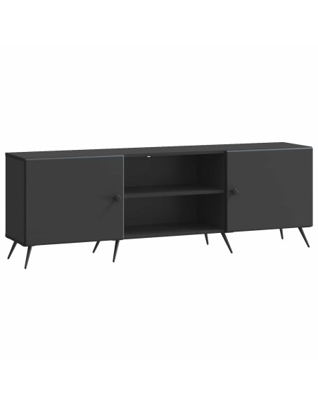 Mobile TV Nero 150 x 31 x 50 cm Legno ingegnerizzato