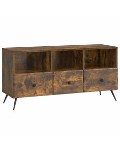Mobile TV Rovere Fumo 102 x 34,5 x 50 cm Legno ingegnerizzato
