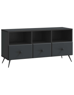 Mobile TV Nero 102 x 34,5 x 50 cm Legno ingegnerizzato