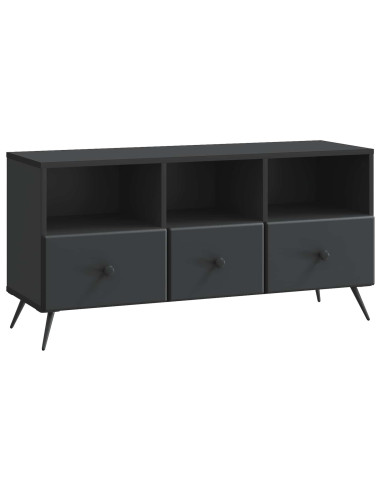 Mobile TV Nero 102 x 34,5 x 50 cm Legno ingegnerizzato