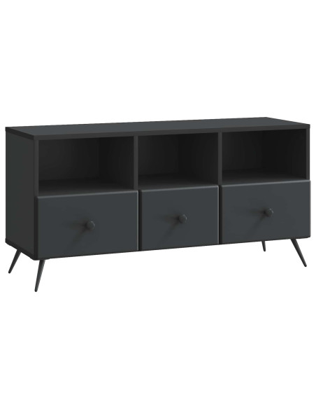 Mobile TV Nero 102 x 34,5 x 50 cm Legno ingegnerizzato